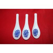 연대가좋은 청화백자비익조문 스푼 3점