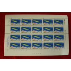 우표23-1986년 어류시리즈 정어리 20장 한판