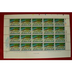 우표104-1989년 어류시리즈 수수미꾸리 20장 한판