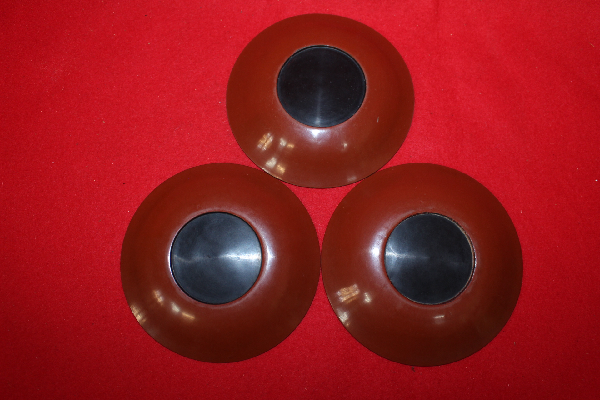 연대가좋은 나무에 추상돌개문 완 3점