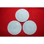 청자 양각화문 화형완 3점