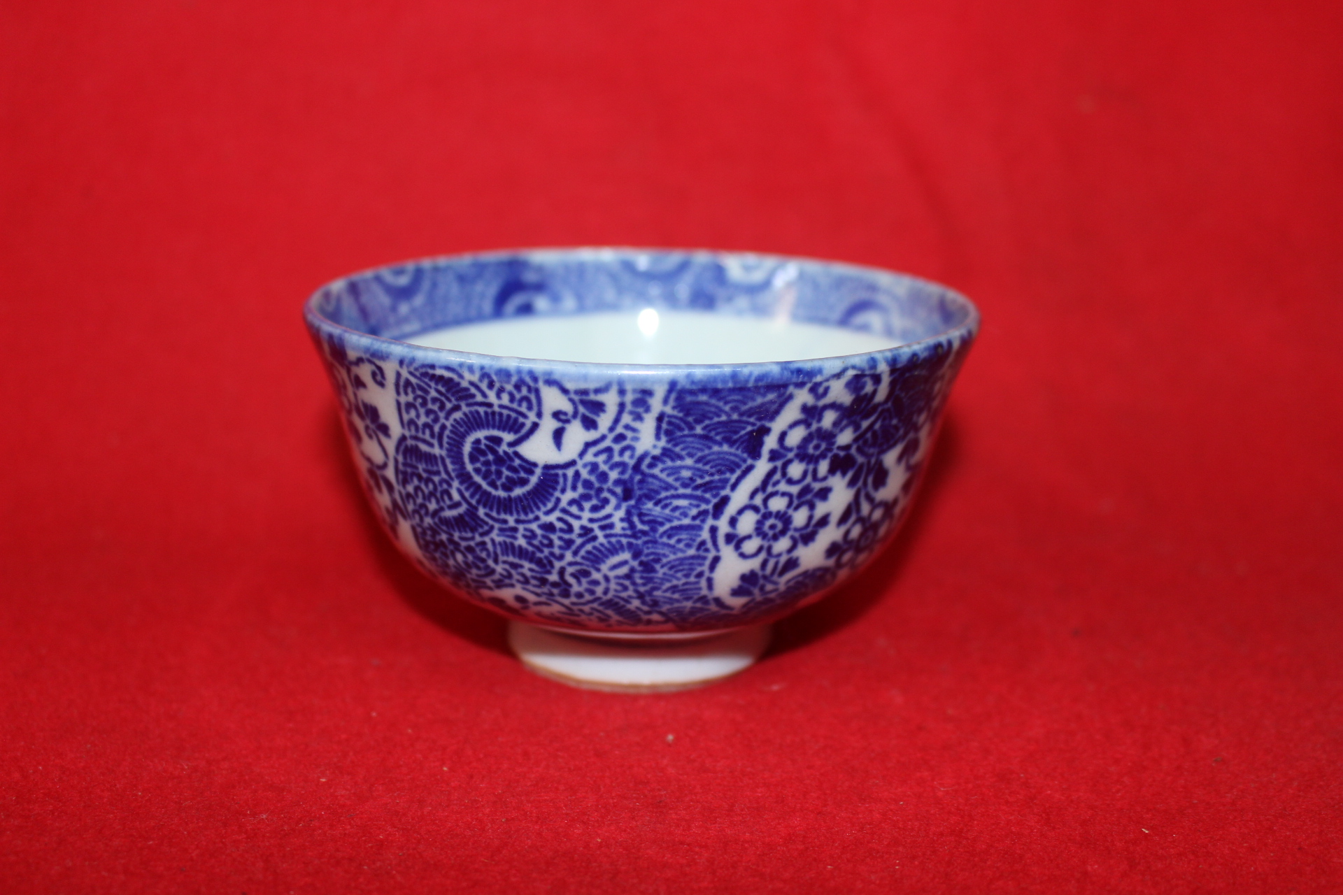 연대가좋은 청화백자화문 자완