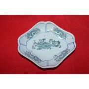 연대가좋은 청화백자 사각완