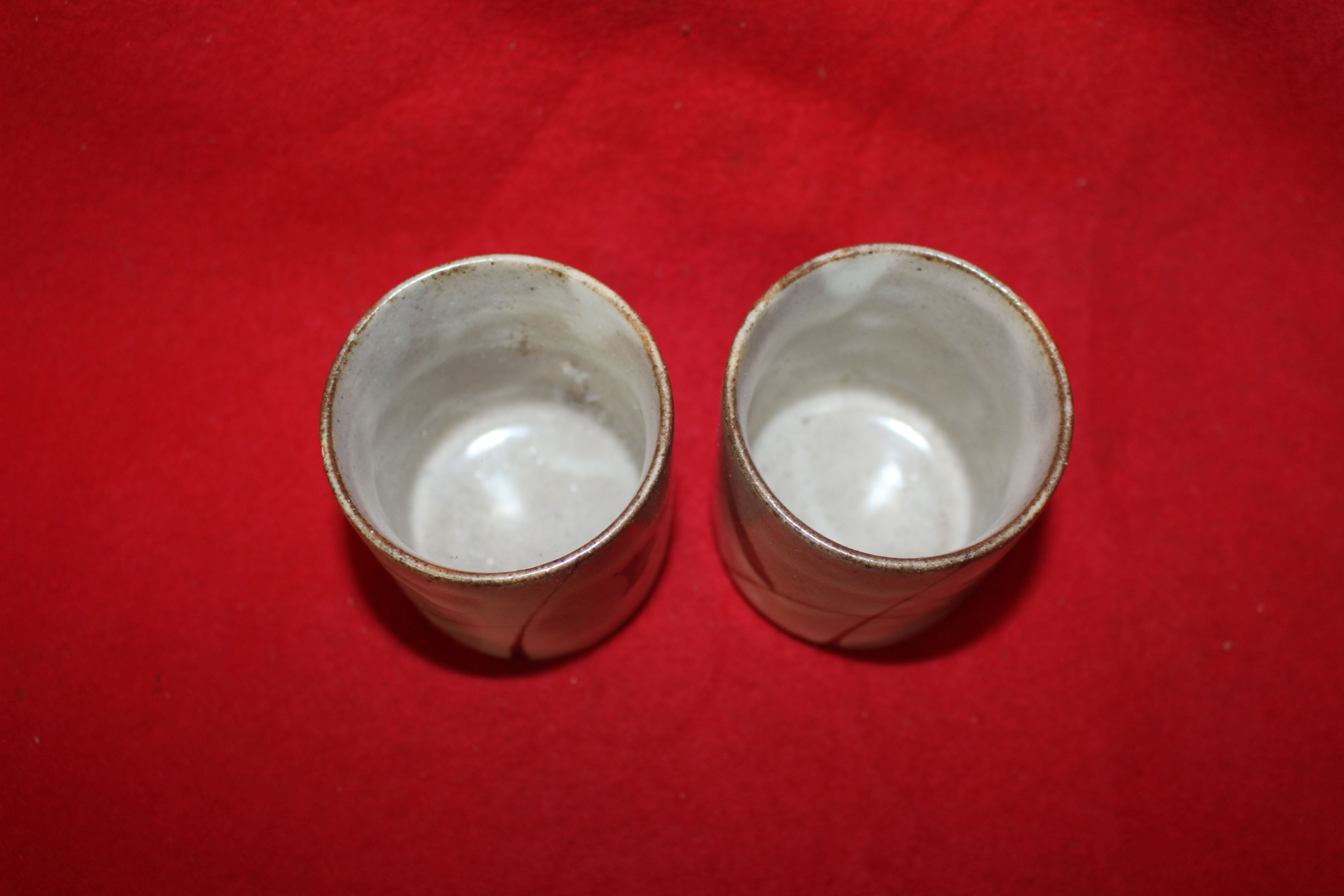 분청자 철화초화문잔 2점