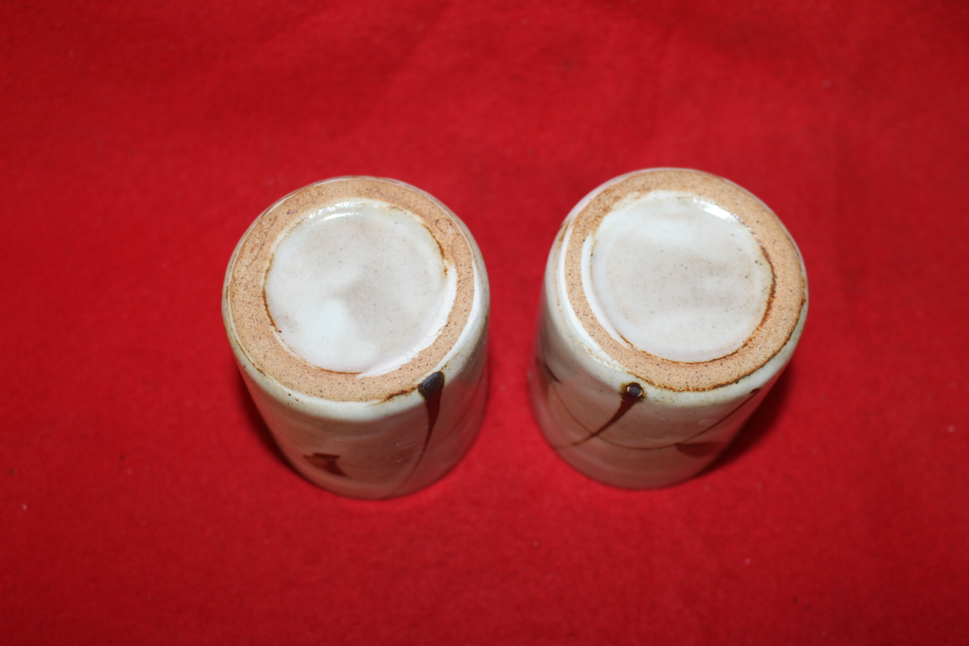 분청자 철화초화문잔 2점