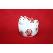 도자기재질의 개모양 방울