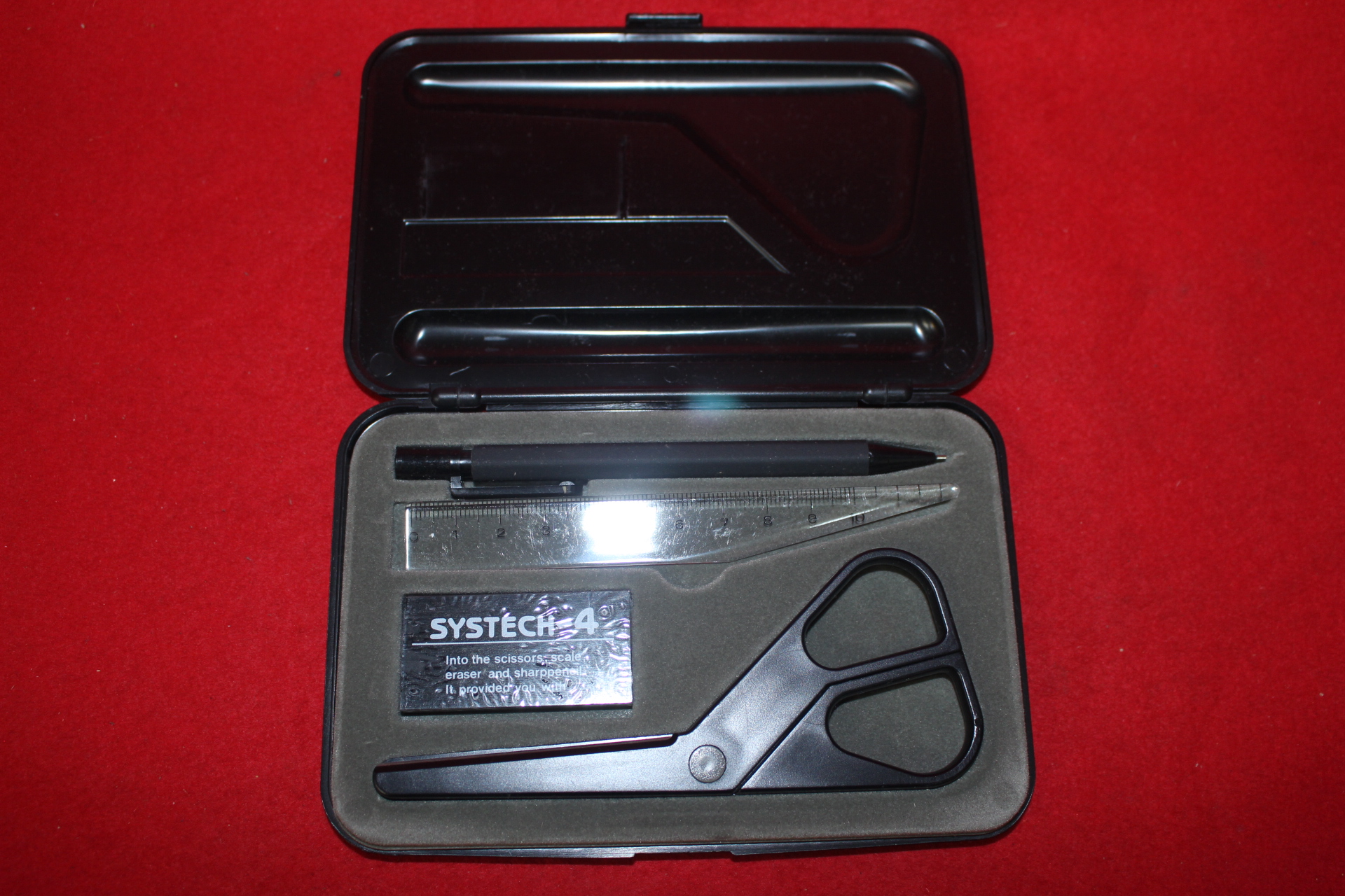 미사용 샤프,자,가위,지우개 셋트