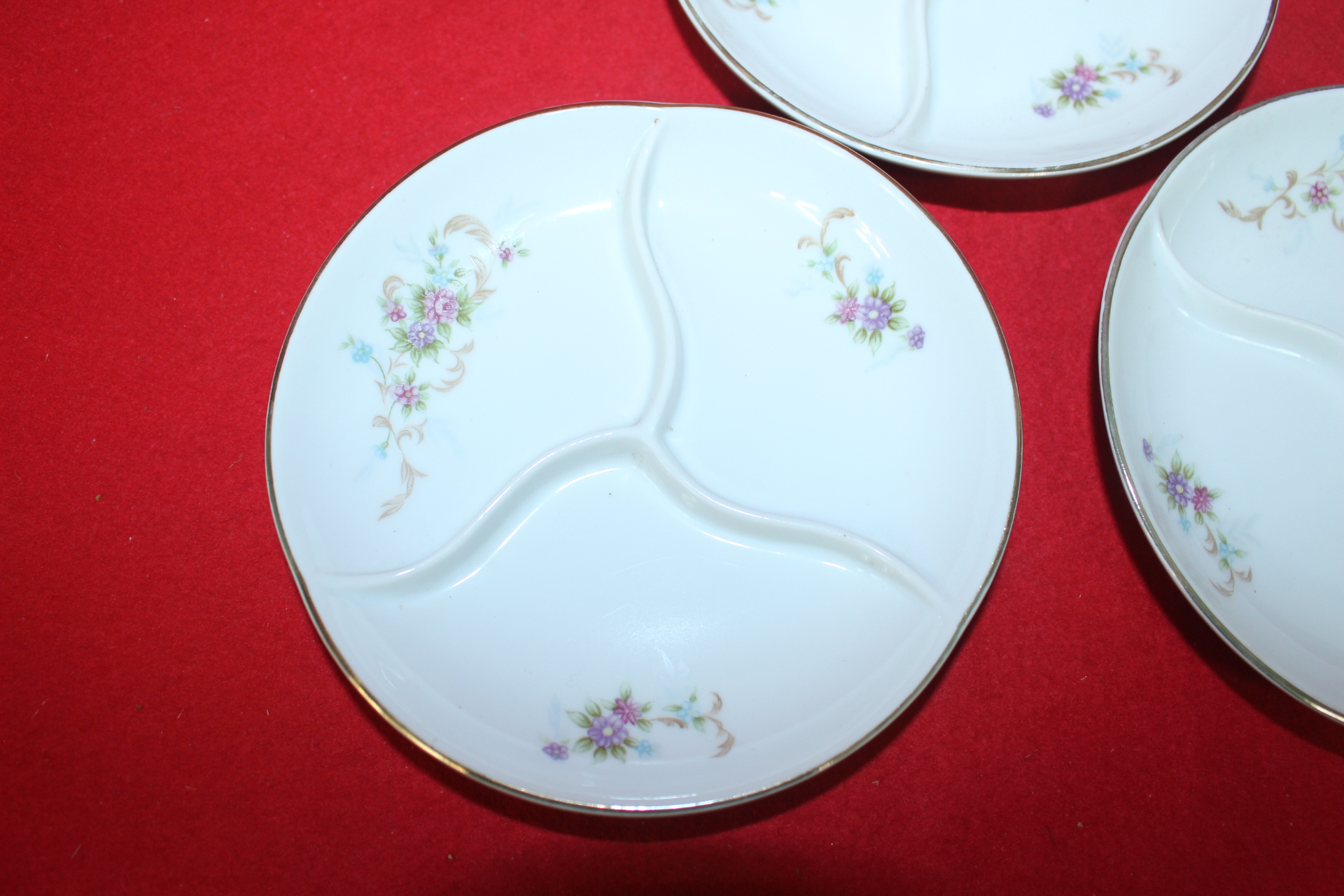 백자 화문 나눔완 3점