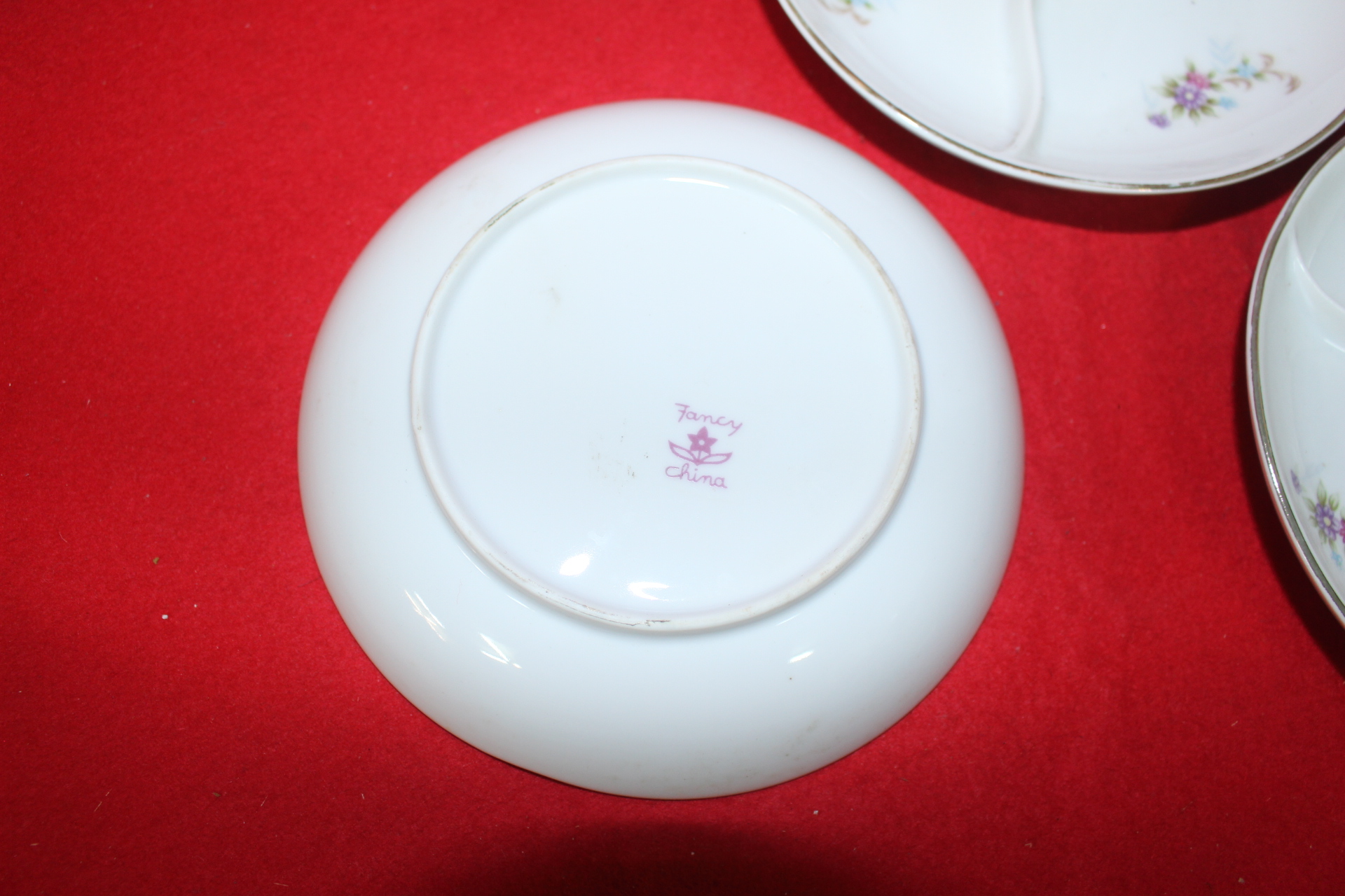 백자 화문 나눔완 3점