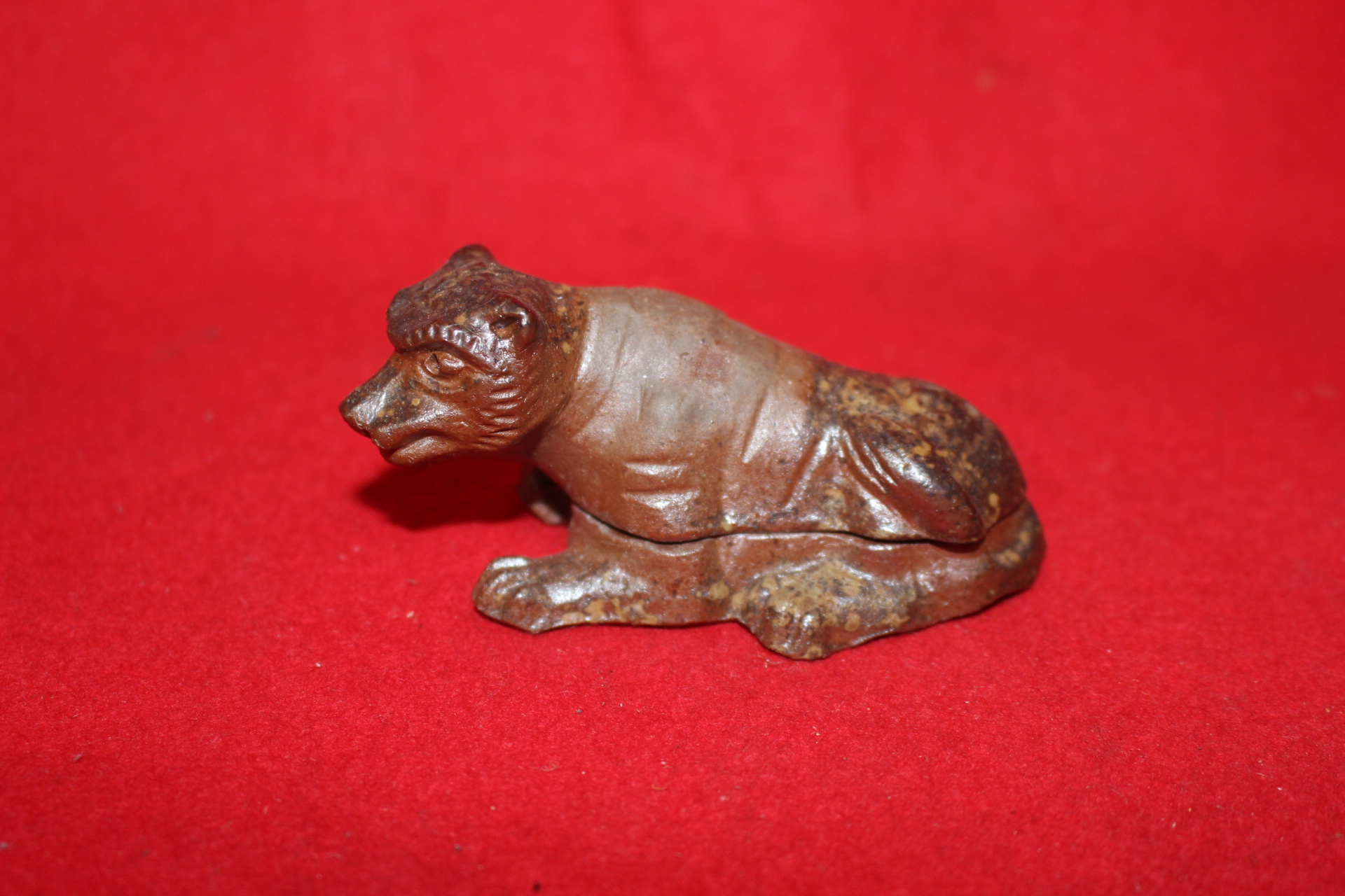 시가라끼 청자 호랑이 향합