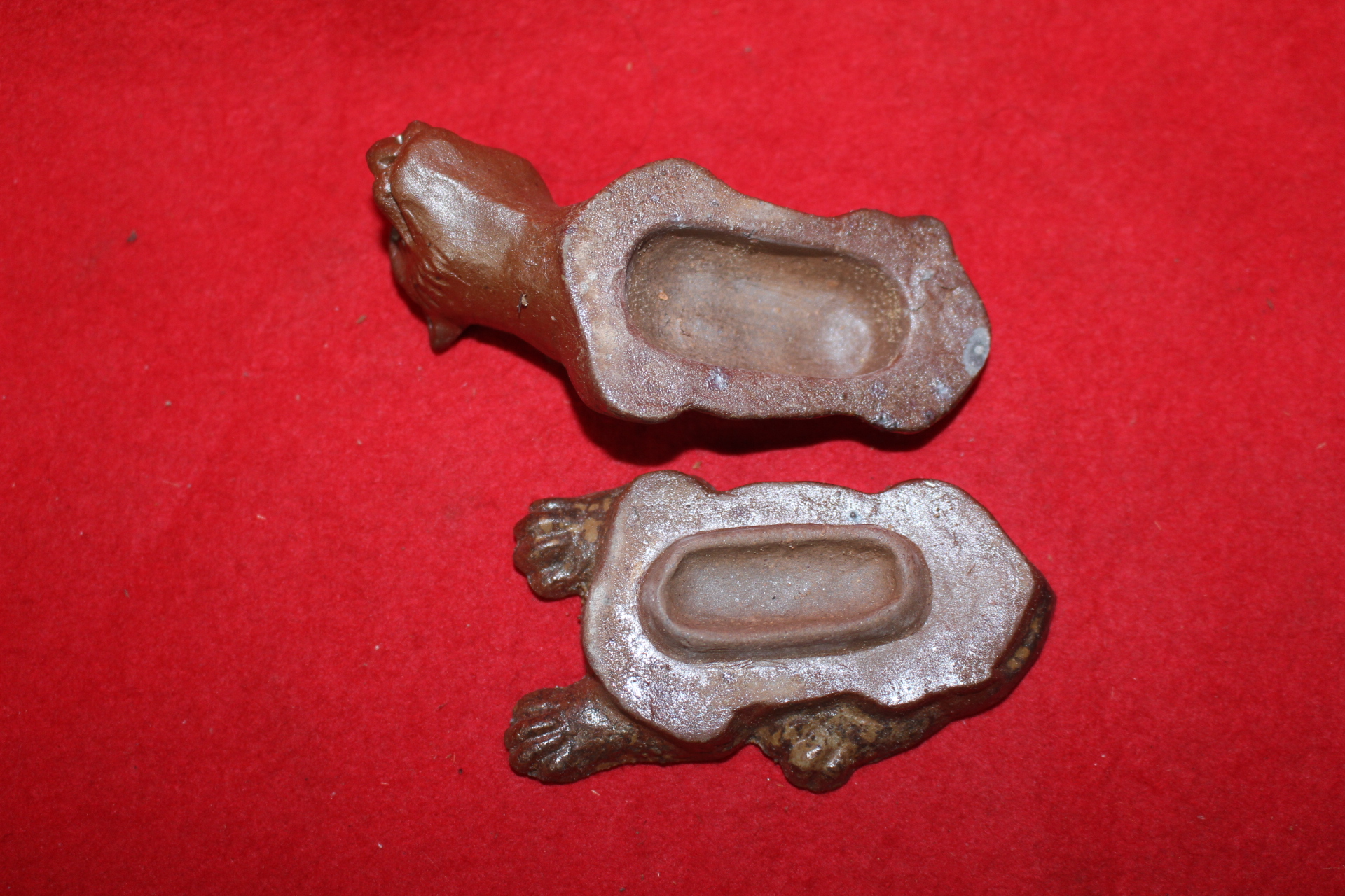 시가라끼 청자 호랑이 향합