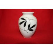 흑유청자 화문 호