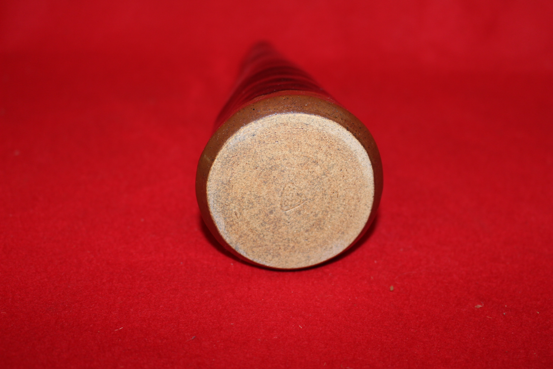 흑유청자 삼각호