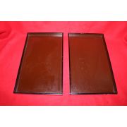 나무로된 사각차반 2점