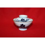 연대가좋은 청화백자양각화문 개완