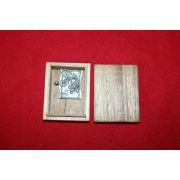 백동에 용이조각된 목걸이추