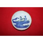 연대가좋은 청화백자오리문 완