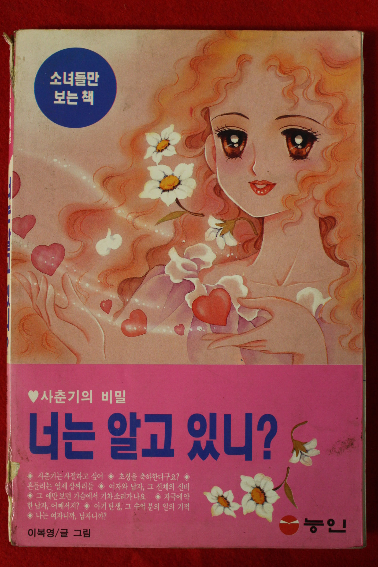 1994년 이복영만화 사춘기의 비밀 너는 알고 있니