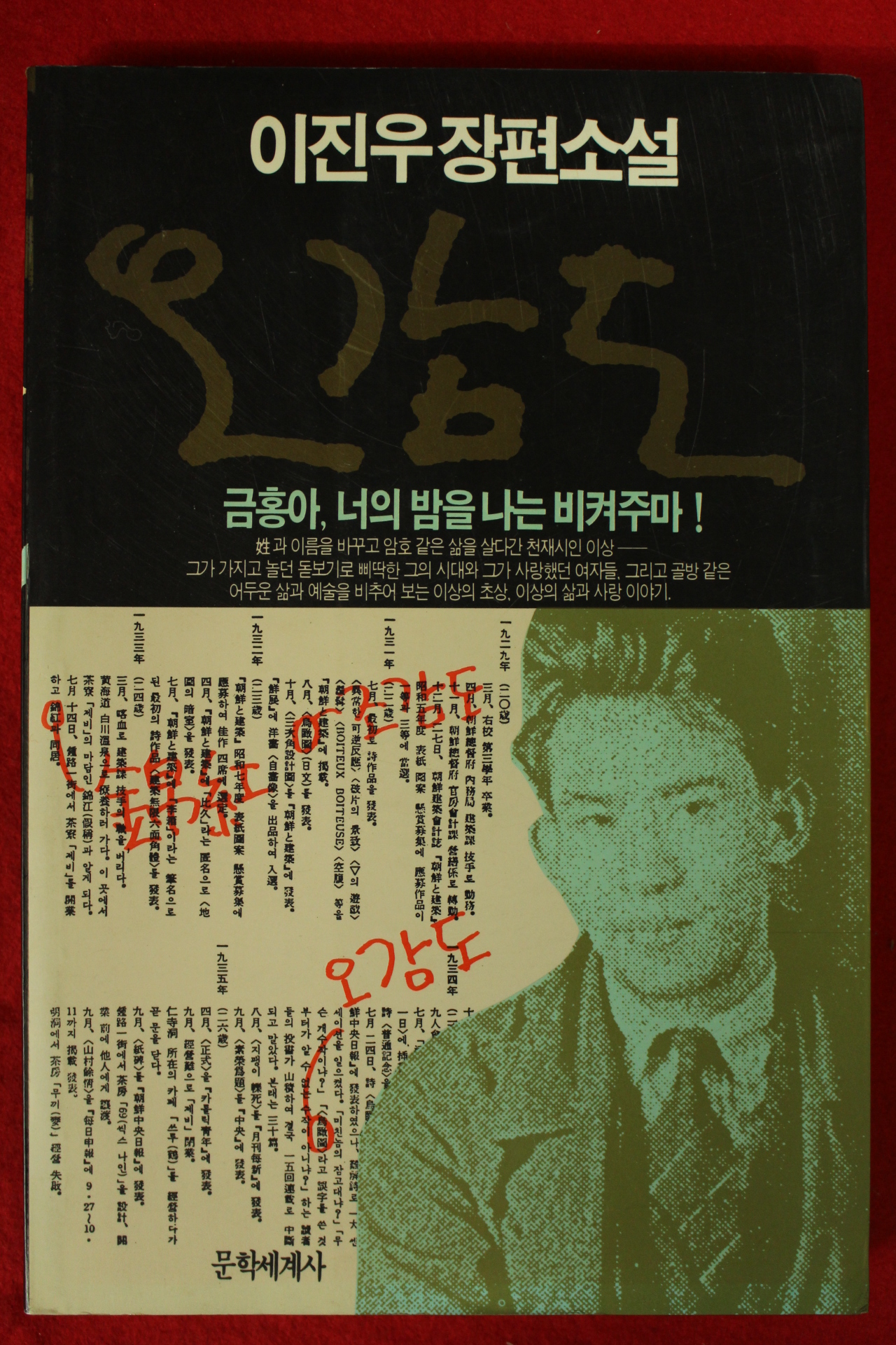1993년 이진우장편소설 오감도