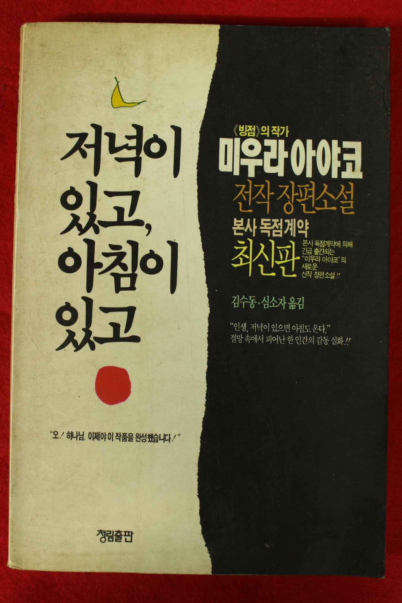 1990년 미우라 아야코 저녁이 있고 아침이 있고