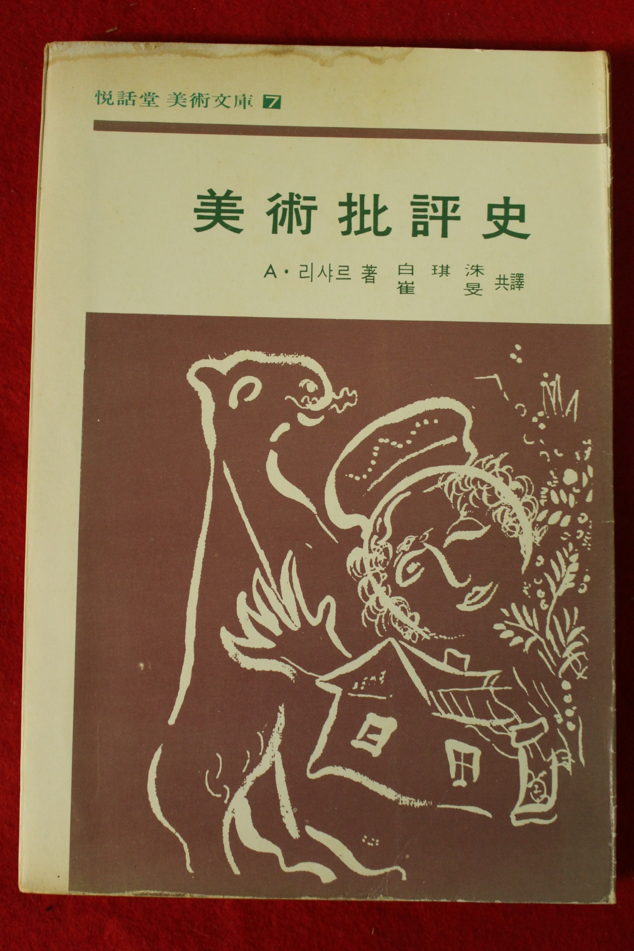 1975년초판 A 리샤르 미술비평사