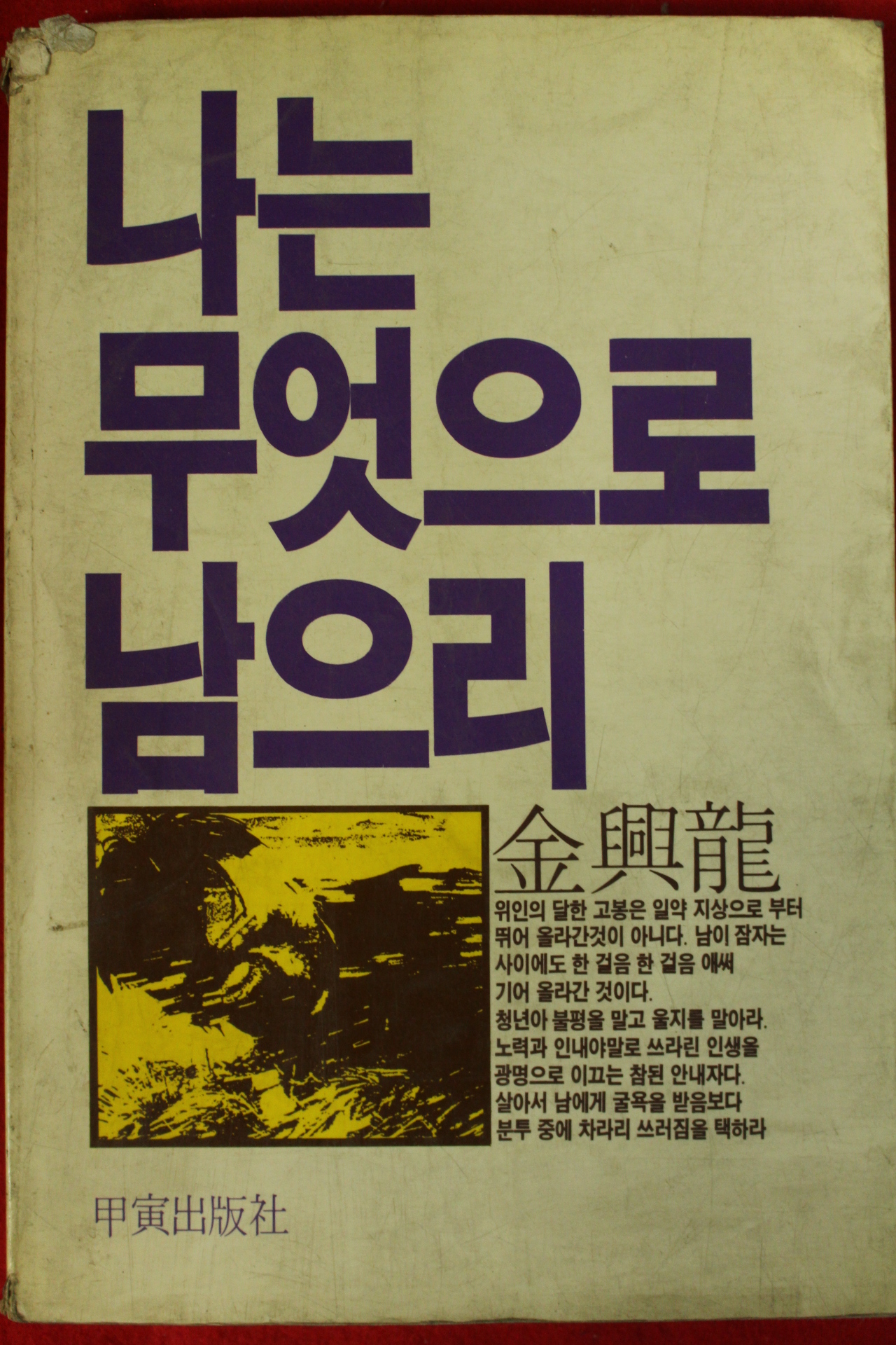 1985년초판 김흥룡 나는 무엇으로 남으리