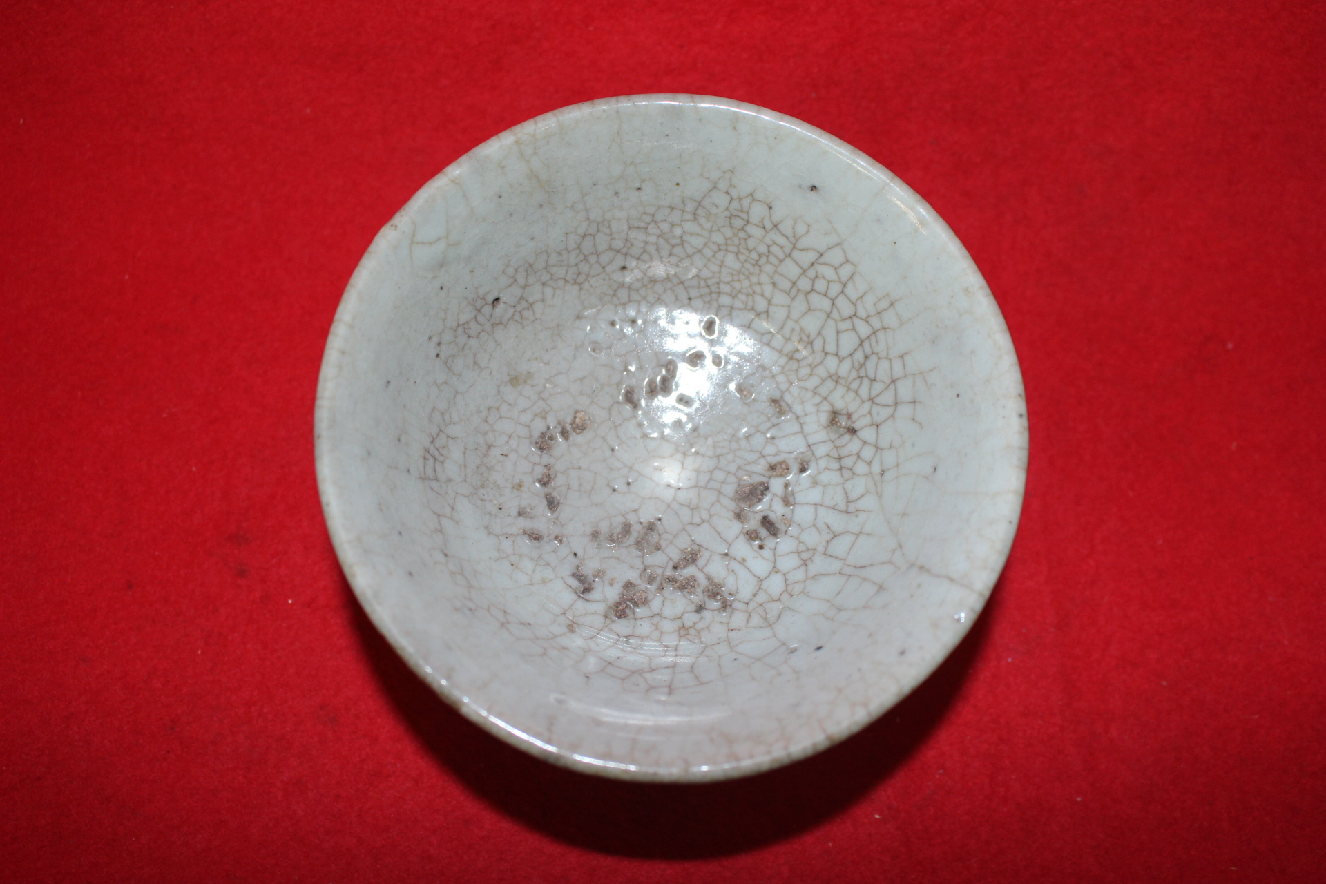 88-조선시대 백자 굽높은 자완