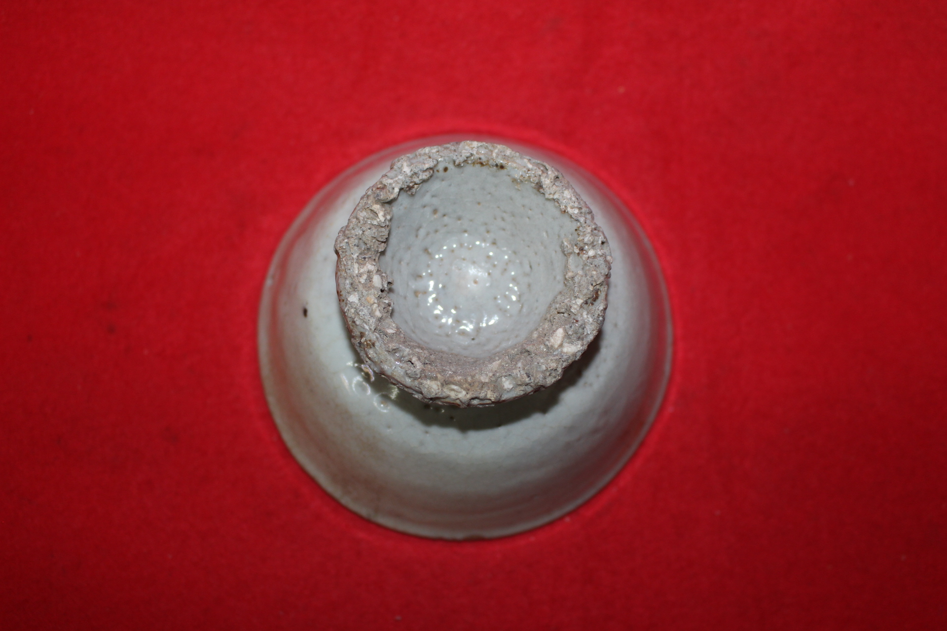 88-조선시대 백자 굽높은 자완