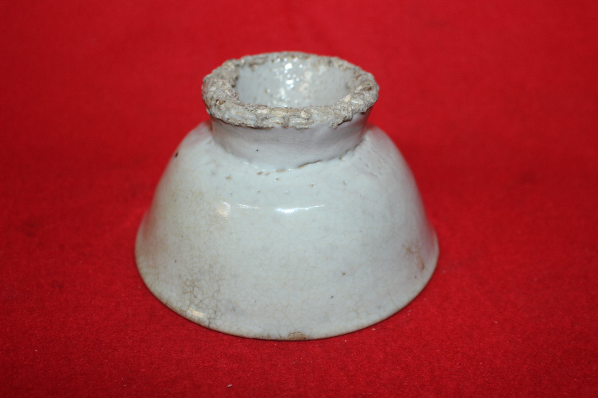 88-조선시대 백자 굽높은 자완