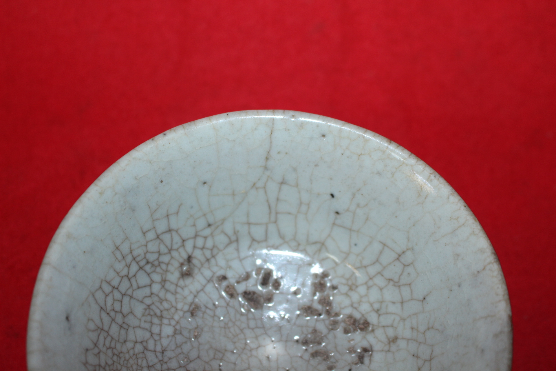 88-조선시대 백자 굽높은 자완