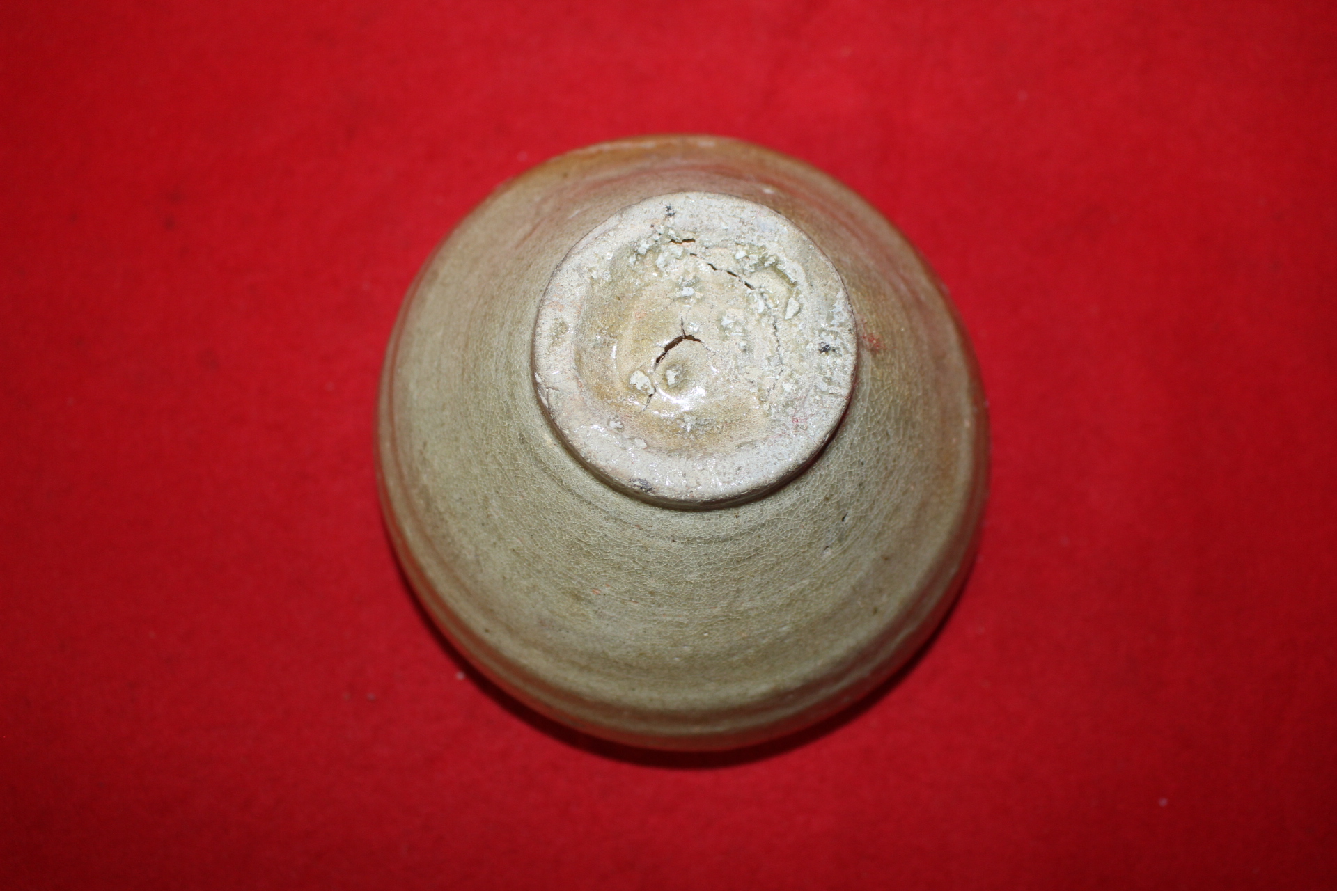 119-조선시대초기 아주귀한 형태의 청자 오목 자완