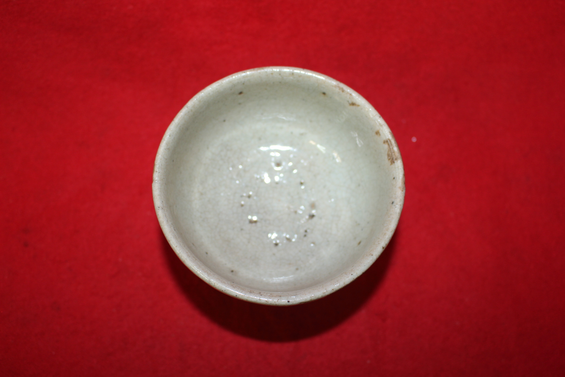 137-조선시대 백자 굽높은 자완