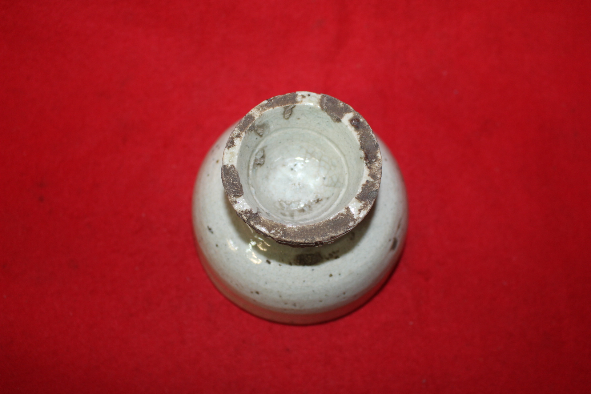 137-조선시대 백자 굽높은 자완