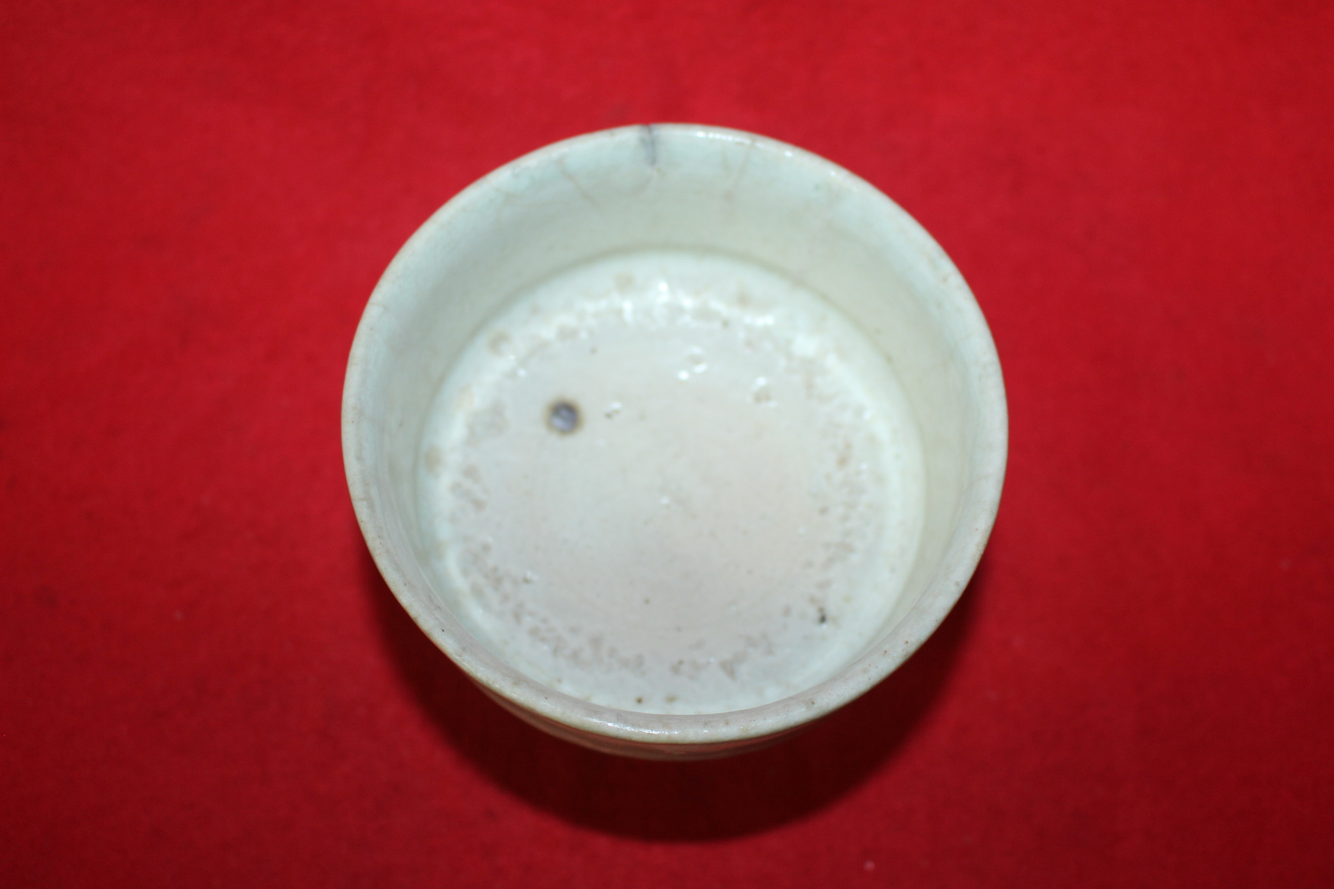 140-조선시대 백자 각진굽높은 자완