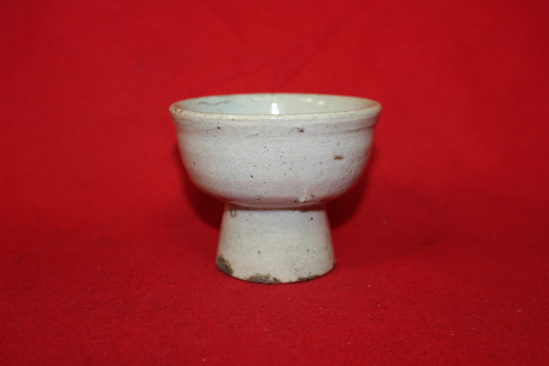 149-조선시대 백자 굽높은 자완