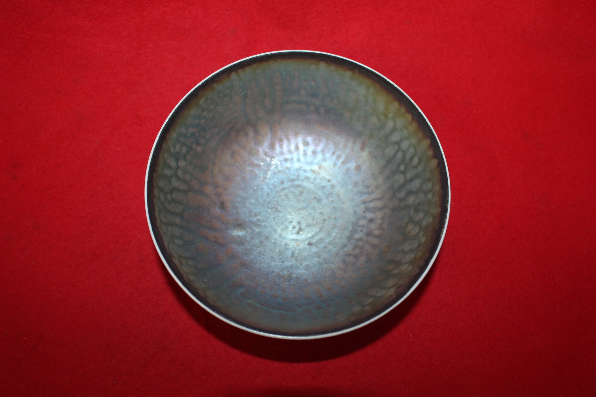 1-청화백자 나뭇잎문 은채 자완