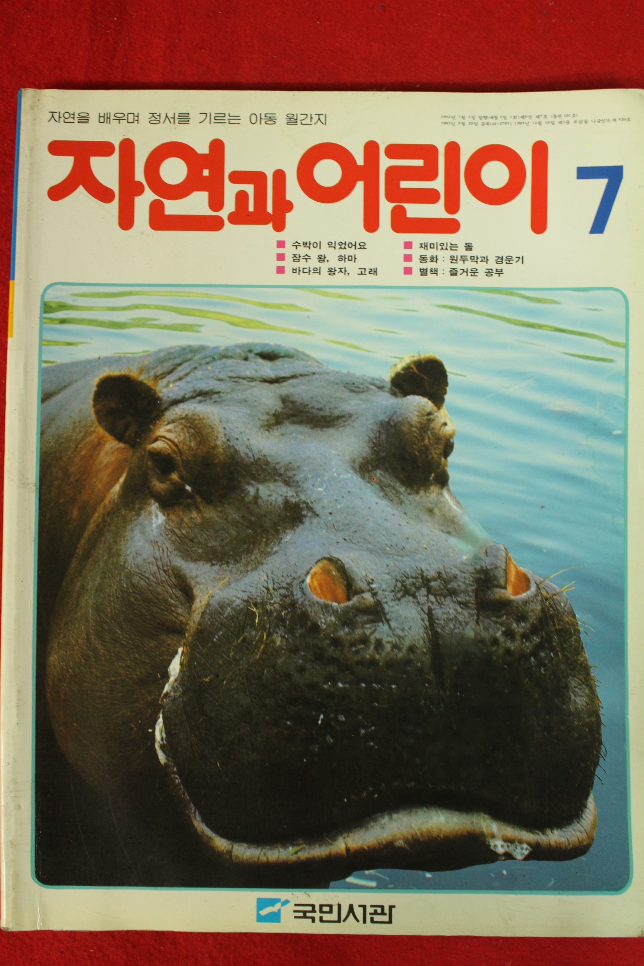 1992년 자연과 어린이 7월호