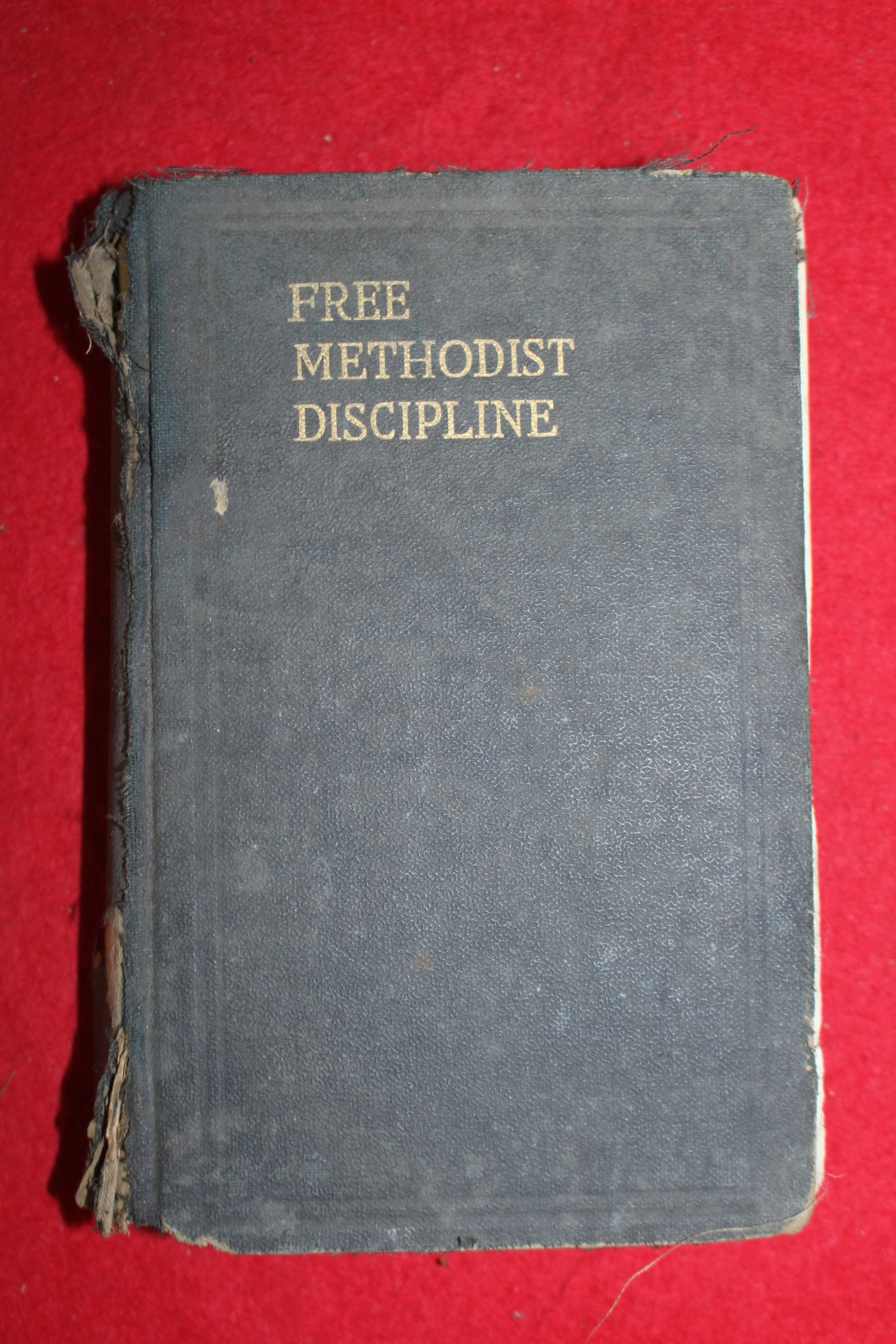 1931년 미국간행 FREE METHODIST DISCIPLINE