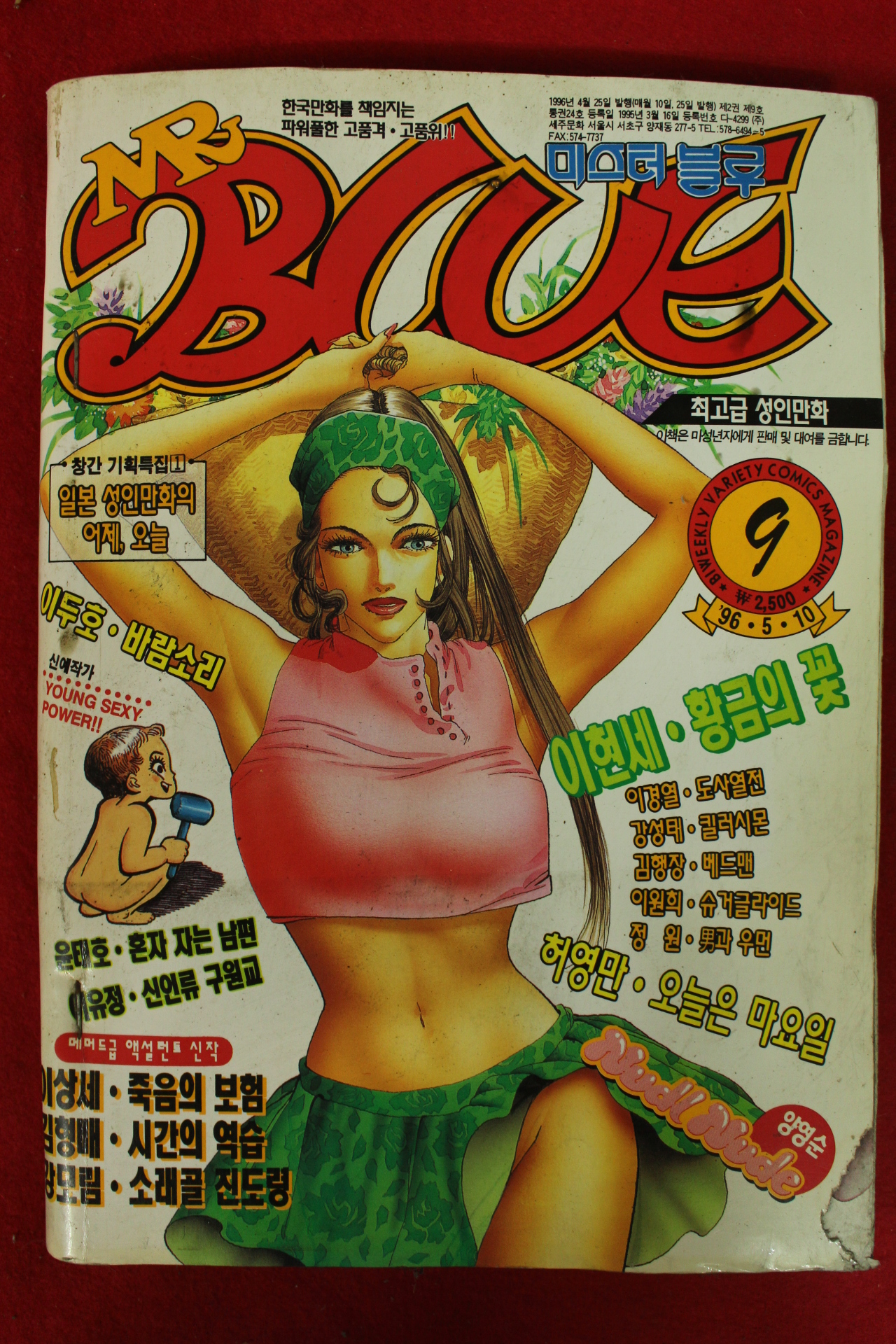 1996년 미스터블루 9호 성인만화잡지