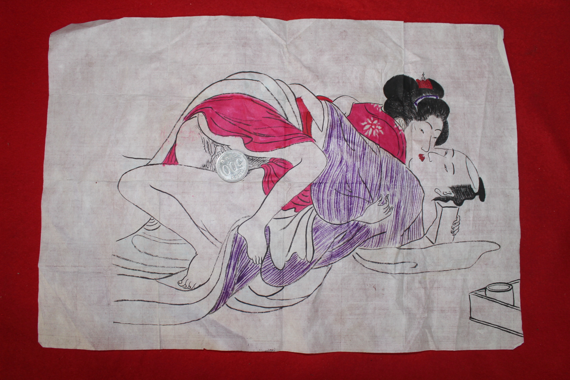 직접그린 춘화도 그림