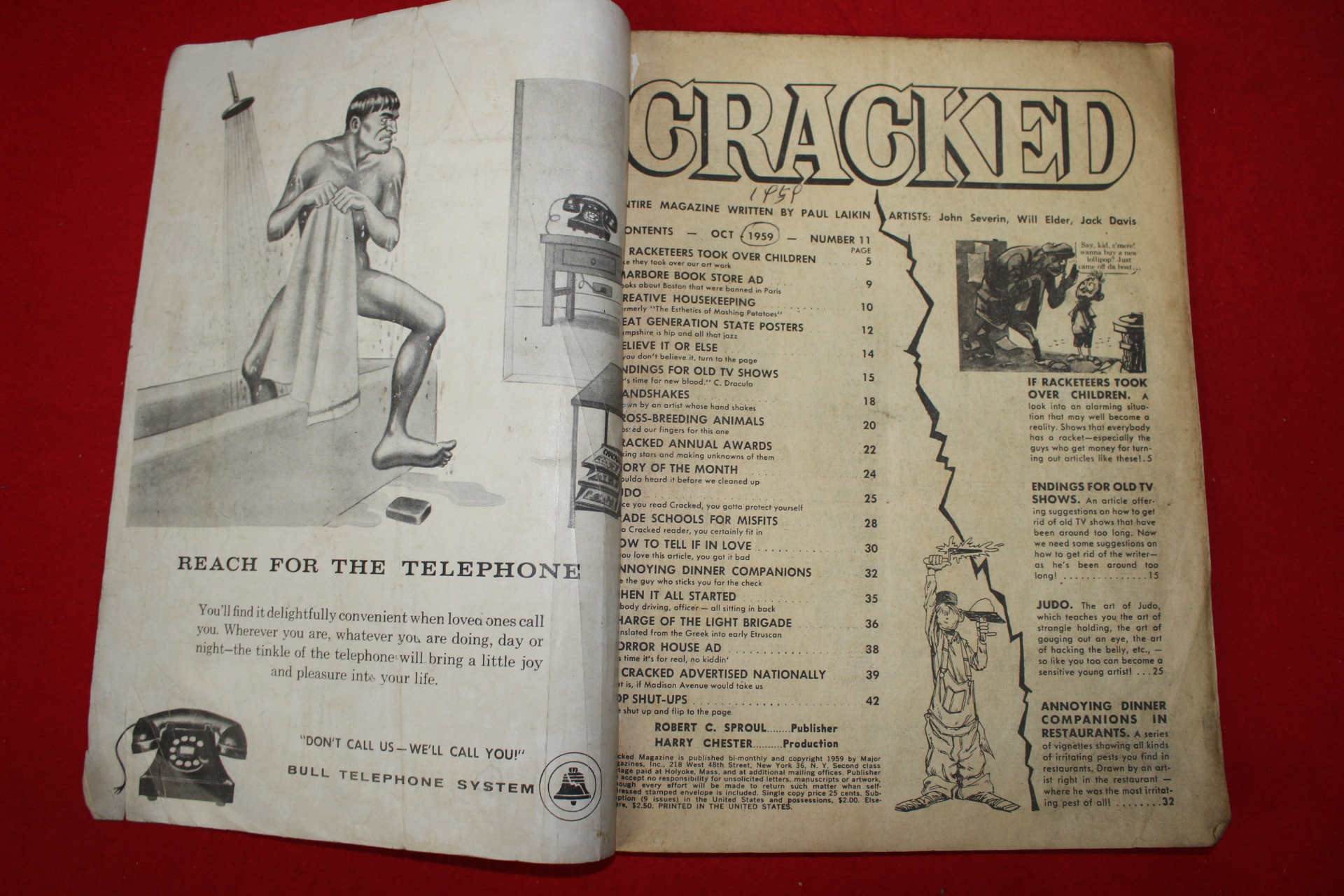 1959년 미국간행 GRACKED