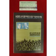 1987년 KBS교향악단 정기연주회 팜플렛,입장권