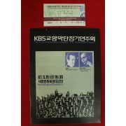 1987년 KBS교향악단정기연주회 팜플렛,입장권 1장