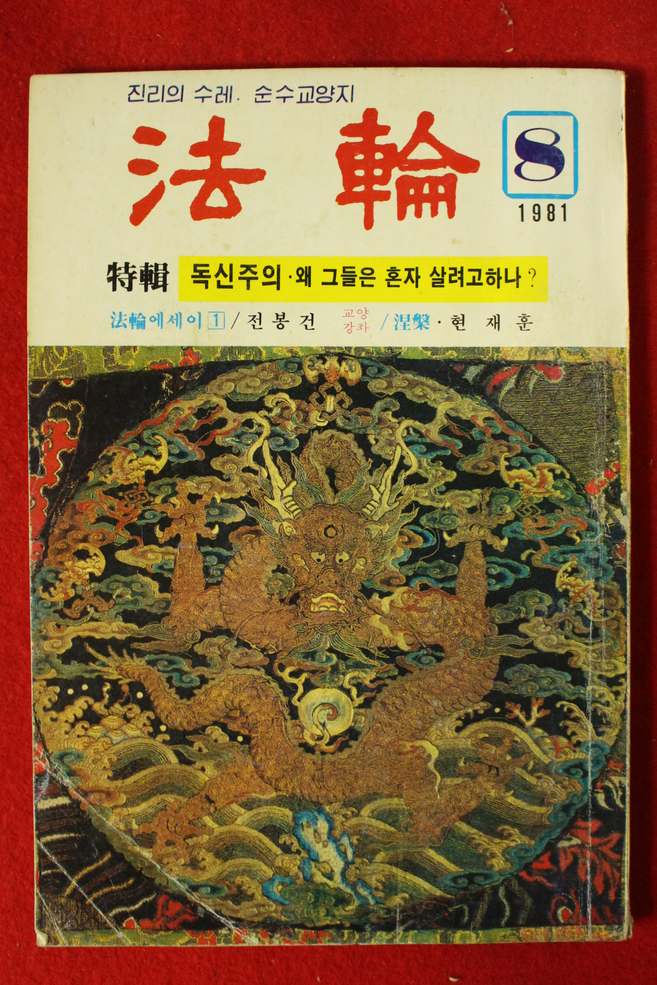 1981년 법륜 8월호