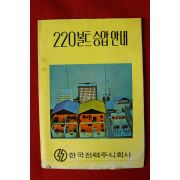1979년 한국전력주식회사 220볼트 승압안내