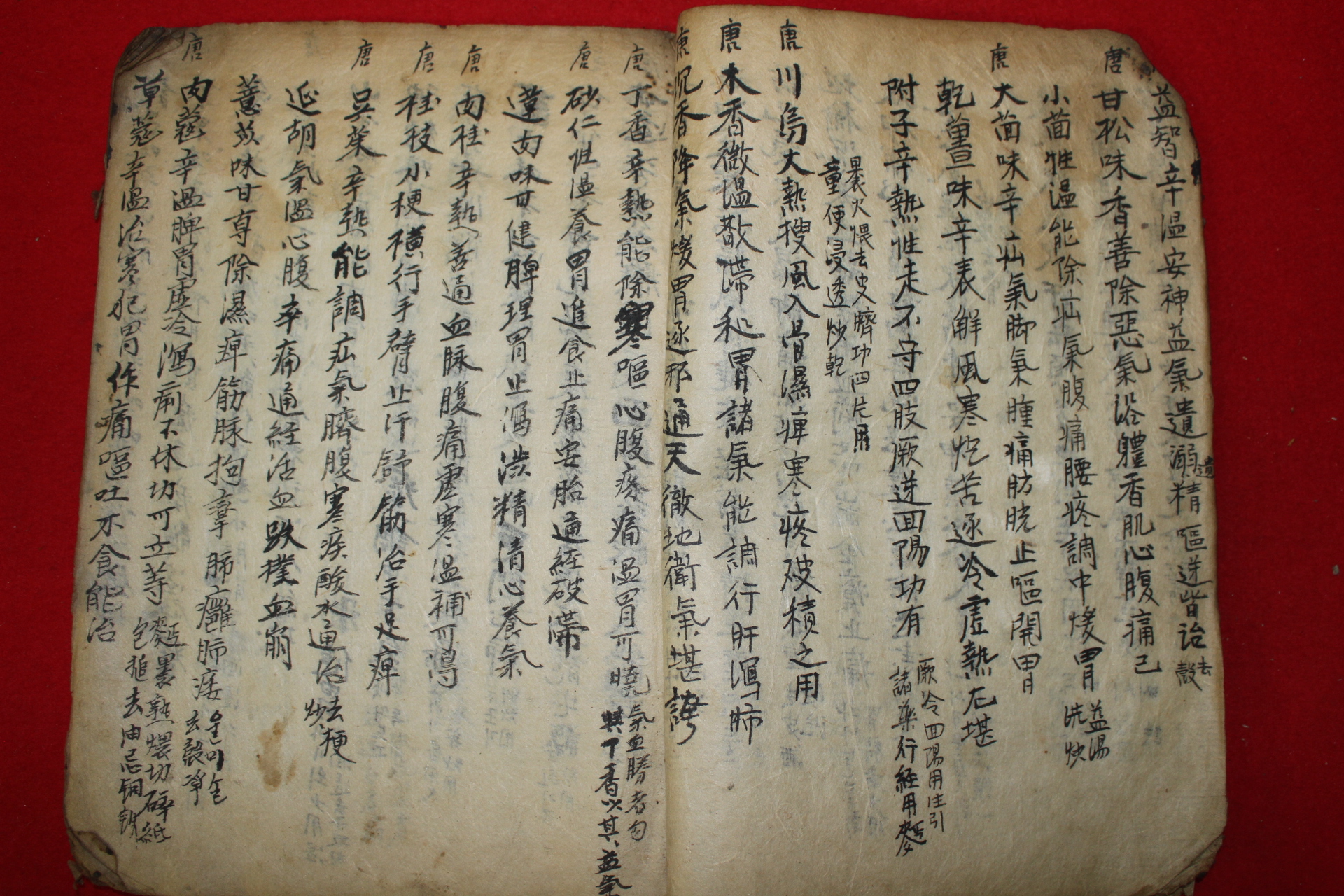 조선시대 필사본 의서 김해생림 제중신편 약성가