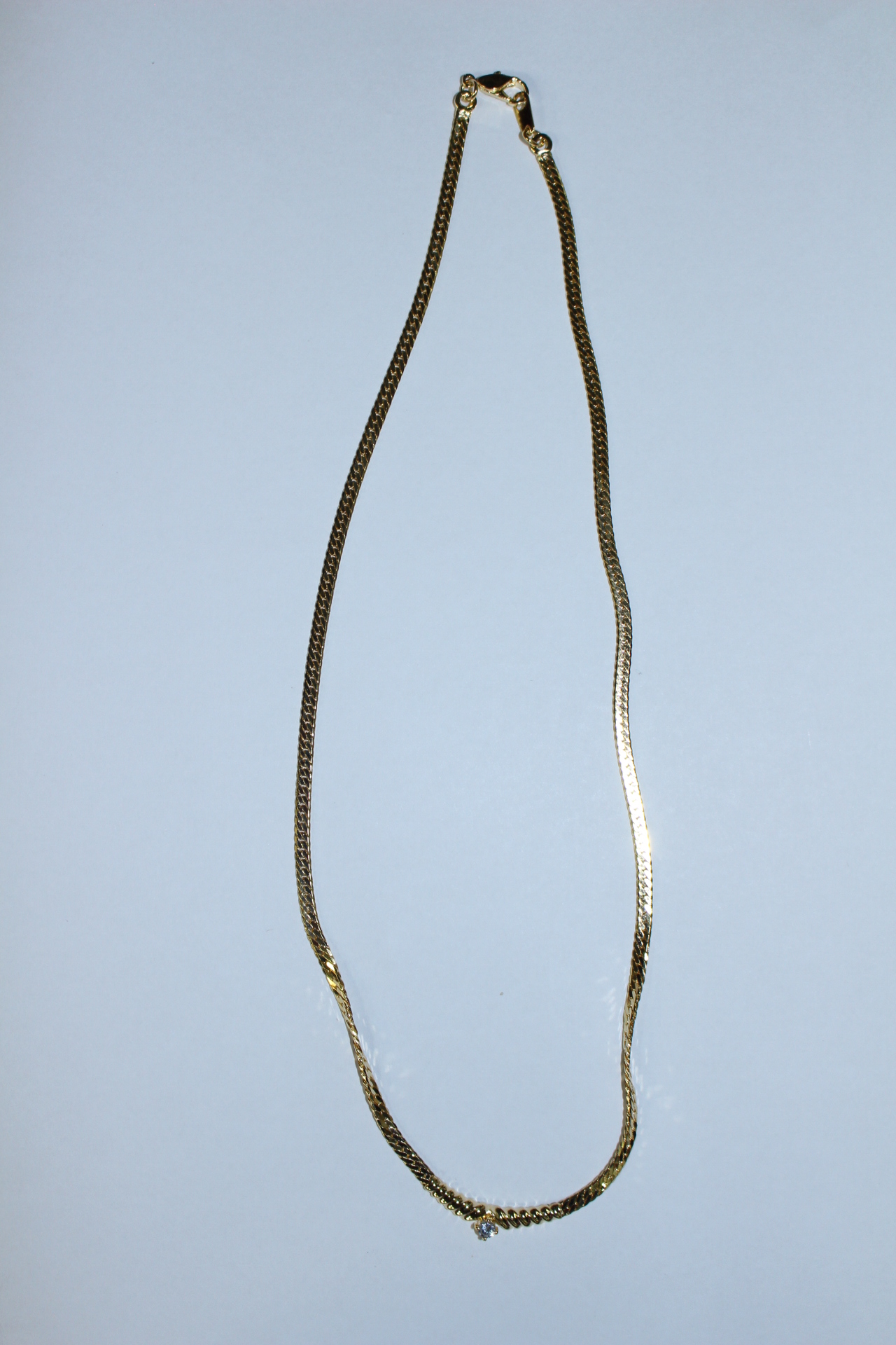 34-청동합금재질에 보석이 장식된 목걸이