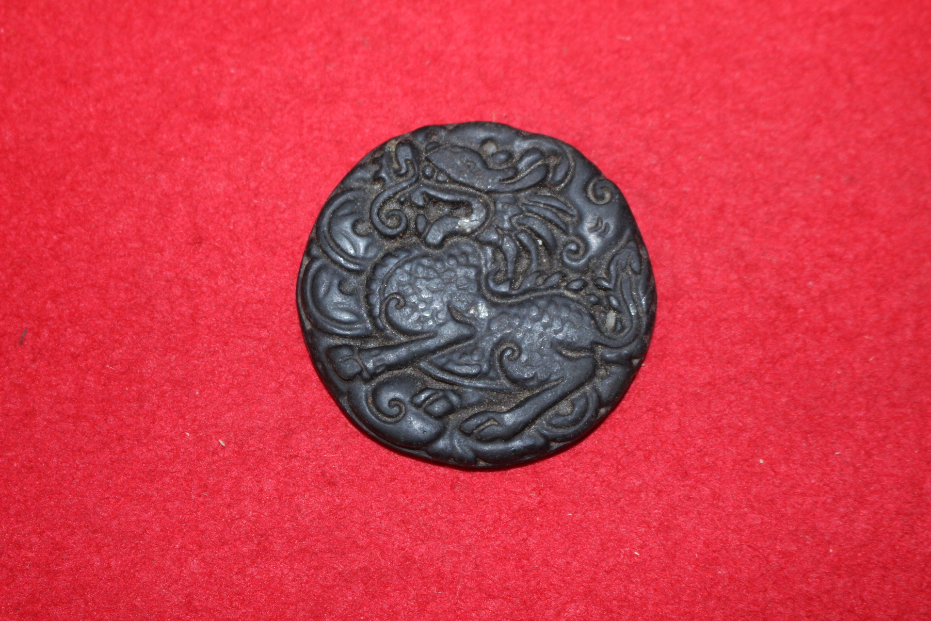 흑옥돌 해태용 옥패