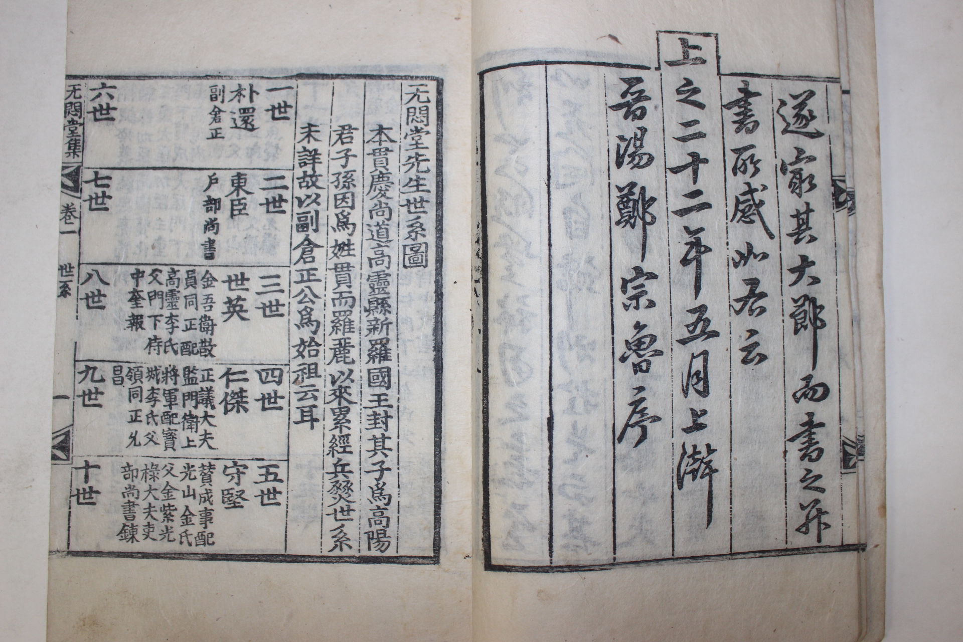 1789년 목판본 박인(朴絪) 무민당선생문집(无悶堂先生文集)5책완질