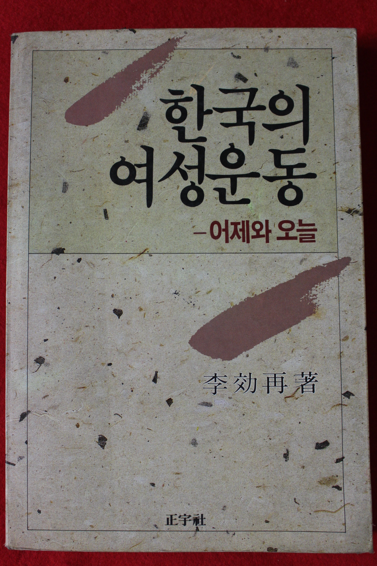 1989년 이효재(李效再) 한국의 여성운동